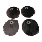 Set Of 4 Mcm Mid Century Regal Syroco Round Floral Scroll Wall Art Decor Plaques