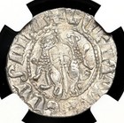 Crusaders  Cilician Armenia  Levon I  1198-1219  Silver Tram  Ngc Au53