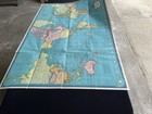 Vintage 1950s Hammond International World Map Mercator Projection Ssa 228