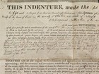 1824 Antique Deed Indenture Peru Clinton Ny John Reese Mary To Nathan Rice