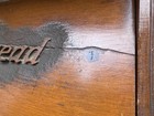 Large Vintage Wooden Bread Box   Kitchen Storage