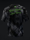 Custom Name Storm - Pitch Black Bowling Jersey Shirt Men s   Women s Size