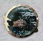 Disney Artland Jiminy Cricket On Seahorse Le 200 Jumbo Pin On Glass Pinocchio