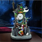 See Video  Nightmare Before Christmas 22  Tall  Clock Tower Halloween Decoration