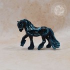 Custom Glossy Maelstrom - M1 Fell Pony Breyer Stablemate- 1 32
