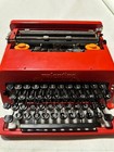 Olivetti Valentine Typewriter Red With Case Made In Italy