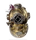 Zain Antique Us Navy Brass Divers Diving Helmet Mark V Deep Sea Scuba Gift