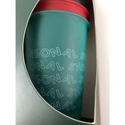 Starbucks 2019 Holiday Reusable Cold Cups With Lids And Straws 5 Pack 24 Oz New
