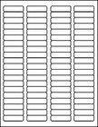 Maco Laser ink Jet White Return Address Labels  1 2 X 1-3 4 Inches  Ml8025b