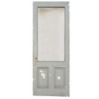 Salvaged 33  Door With Privacy Glass  Early 1900s  Ned2439