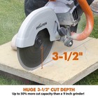 Evolution R230dct  9 In  Electric Concrete Cut-off Saw With 9 In  Diamond Blade