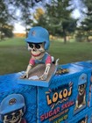 Lansing    locos    Lugnuts Sliding Sugar Skull Bobblehead  8 22 Sga