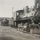 Vintage Pennsylvania Railroad 1187 Steam Locomotive Photo 4x5 B w Gelatin Orig