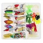 131pcs Lot Mixed Minnow Fishing Lures Bass Baits Crankbaits Wobbler Tackle Box