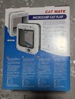 New Catmate Microchip Cat Flap Door 35mm 1  3 8  To 50mm 2    Model 360w Open Bx