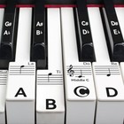 Piano Key Stickers For 88 76 61 54 49 Keys  Removable Piano Stickers For Black