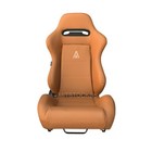 2 X Tanaka Tan Pvc Leather Racing Seats Reclinable   Sliders Fits For Chevy  