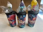 Set Of 3    dreamworks Trolls  Band Together    Amc Promo 22 Oz Cup W  Lid   Topper
