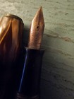 Vintage Waterman s Fountain Pen   Mechanical Pencil  Marbelized  14kt   