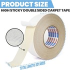 Double Sided Carpet Tape For Area Rugs     2 Inch X 30 Yards  Heavy Duty Adhesive