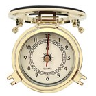3 8  Brass Ship Porthole Clock     Waterproof Timepiece For Boats   Coastal Dec   
