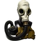 Soviet Russian Military Gas Mask Gp-5 With Hose  Grey Rubber Nato Filter Cf F3