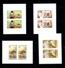 Laos--2 Complete Sets Of Souvenir Sheets Scott  283- 291
