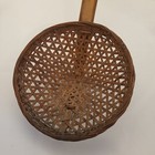 Basket Ladle Handle Hand Made Weaving Basketry Home Art Craft 19 5   Rustic Home