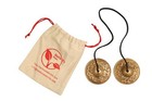 Tibetan Tingsha Cymbals Meditation Chime Bells With Cloth Bag - 6 3 Cm 