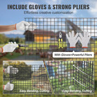 Vevor Hardware Cloth  48   X 100  Galvanized Wire Mesh Roll  19 Gauge Chicken Wi