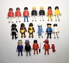 Vintage Playmobil Figures Lot Of 17 People All Marked 1974