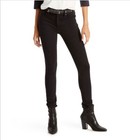 Levi s Women s 721 High Rise Skinny Jeans Black Size 0 Denim Pants Small