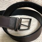 Levi Strauss Signature Men s Size 32 Dark Brown Leather Belt