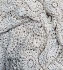 Vintage Cottagecore Cotton Handmade Crochet Lace Bedspread Tablecloth 110x104 