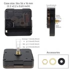 Quartz Battery Operated Silent Wall Clock Movement For Diy   Repair Clock Parts