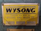 25 Ton X 6  Wysong Model  2572 Mechanical Press Brake  Stock  23464