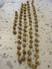 Vintage Christmas Garland Honeycomb Crepe Paper Beads Garlands 17   