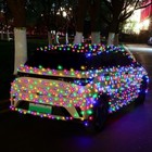 Christmas Car Multicolor Lights 393ft 1200 Led Cigarette Lighter Remote Control