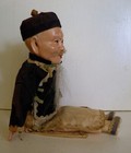 Antique Handmade Asian Doll Of Old Chinese Man