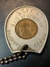1947 Encased Wheat Cent - Good Luck Piece -levys  Bradford Pennsylvania