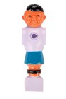Blue Foosball Table Man With Rounded Foot