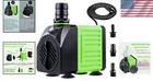 Adjustable 30w Submersible Water Pump - Perfect For Aquariums   Hydroponics
