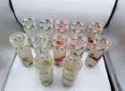 Vintage Set Of 8   4 Extra Libbey Animal Carousel Frosted Glasses 7  Lot Of 12
