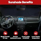  Car Sun Shade For Windshield  Sun Visor Front Extra Small  60  X 21  