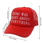 Trump Was Right About Everything Red Baseball Hat - Trump 2025 New Cap