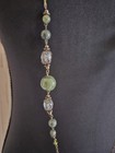 Irish Connemara Marble And Glass Bead Victorian Style 48  Necklace
