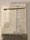 Vintage Vogue s Basic Pattern 2750 Wrap Coat Size-14