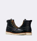 Thorogood American Heritage 6  814-6201 Black Moc Toe Work Boots For Men