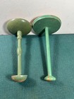 Antique Lot Of Four Wood   Metal  General Store Display Hat Stand s