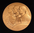 The New Frontier space Bronze 3 Inch Medal By Us Mint In Original Case